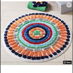 Potterybarn kids Star Round Bath Mat